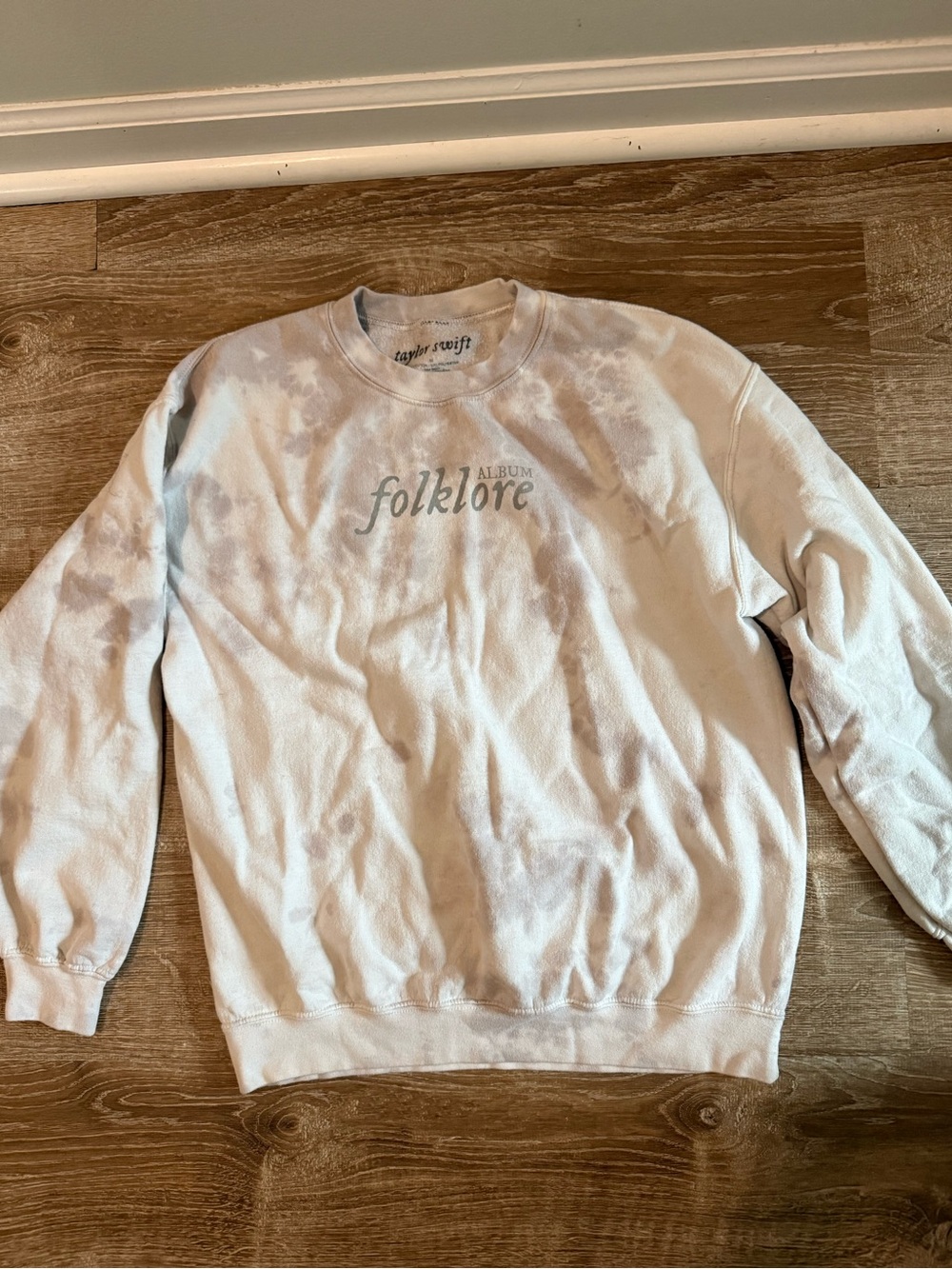 Taylor Swift Folklore Tie Dye Sweatshirt- Official Merch
